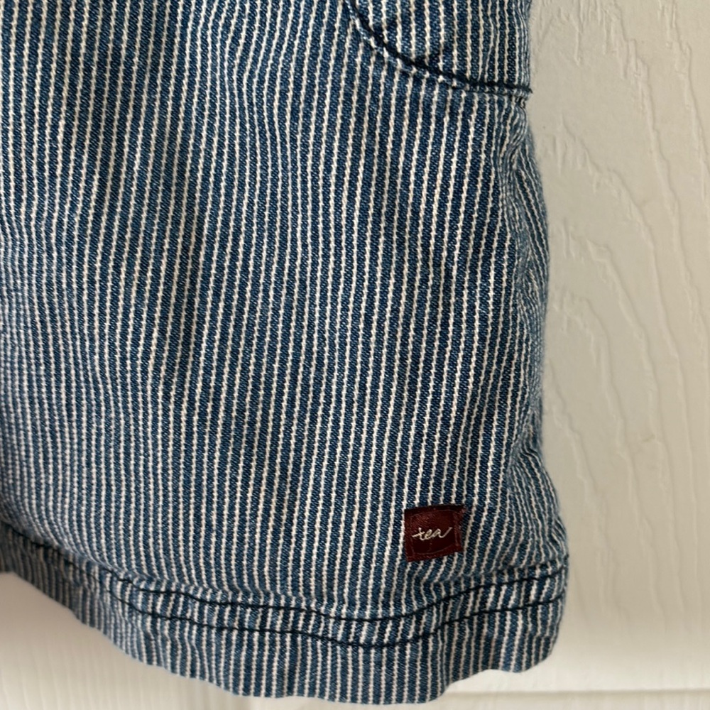 Tea Hickory Stripe Floral Dress - Picture 3 of 5